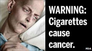 На пачках американских сигарет появятся изображения трупов и умирающих пациентов