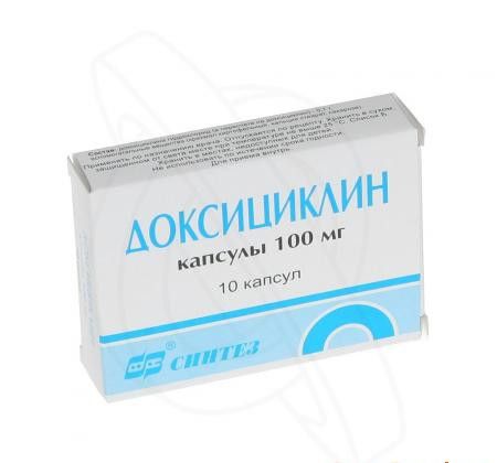 Доксициклин – это антибиотик тетрациклиновой группы, который обладает бактериостатическим действием